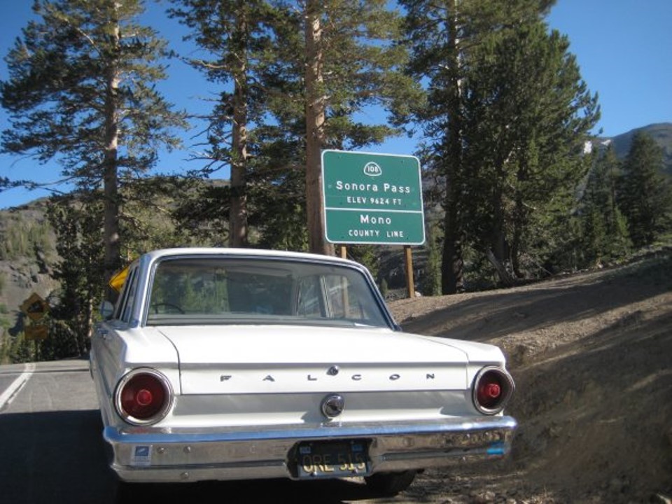 back of Mike's '64 ford falcon